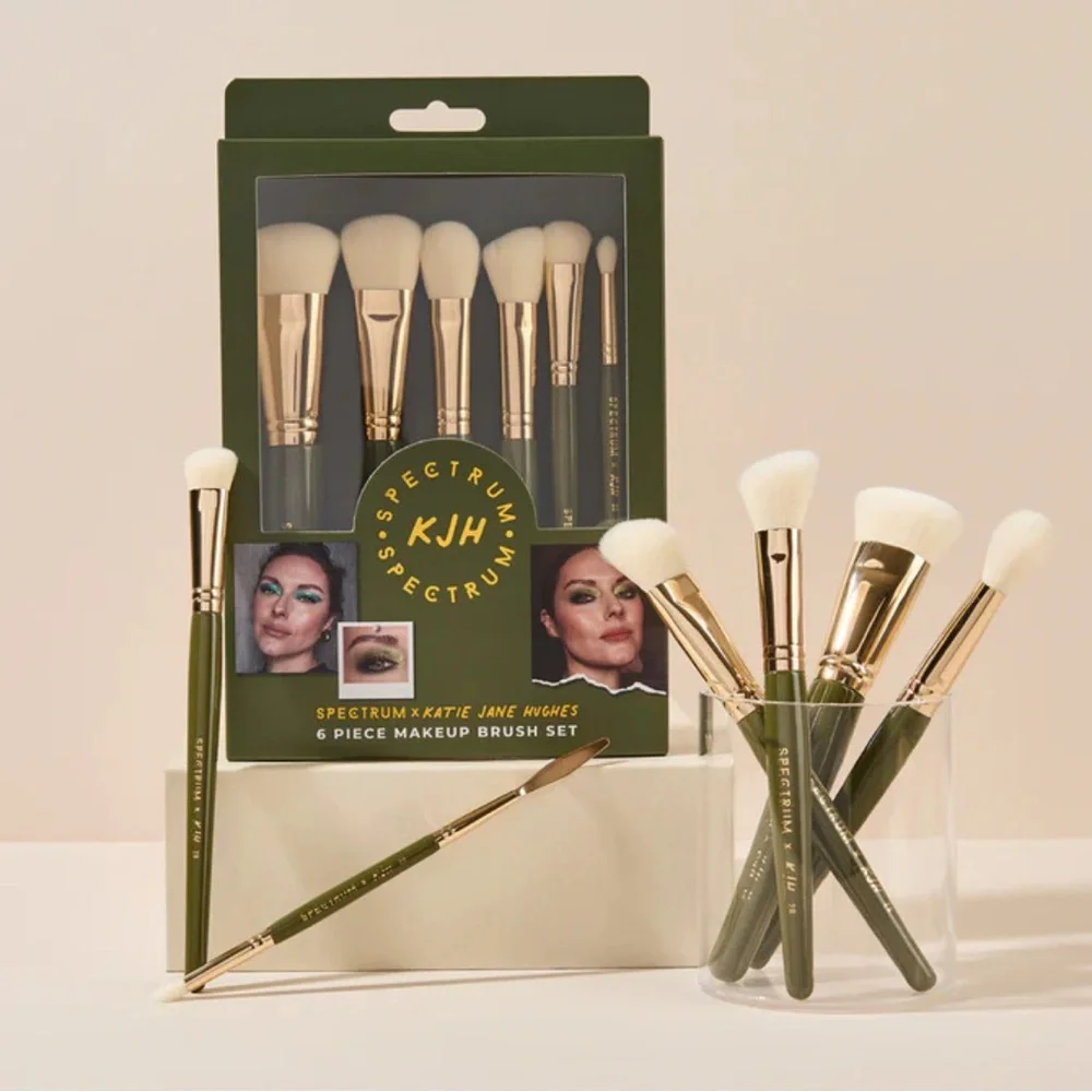 🆕 Spectrum x Katie Jane Hughes 6 Piece Makeup Brush Set - Picture 3 of 6